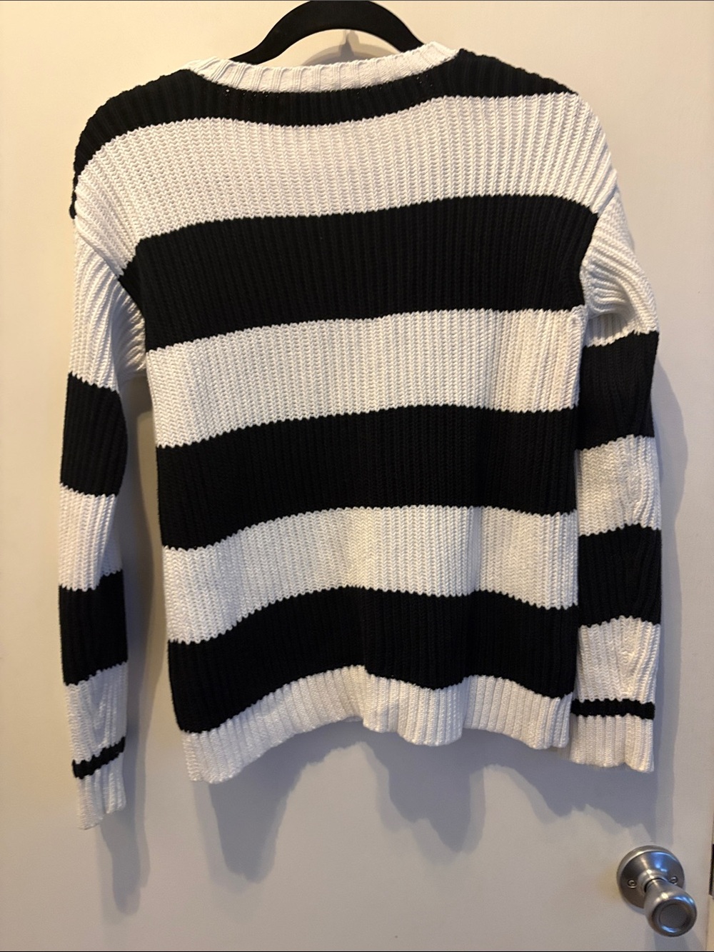 Lauren Ralph Lauren Striped Cotton Sweater Gold Buttons Nautical Breton Size XS - Picture 5 of 6